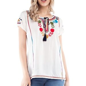 Solitaire embrodered blouse